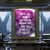 Motivational Quotes Canvas Prints Wall Art Decor