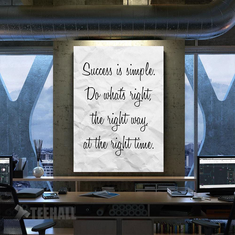 Motivational Quotes Canvas Prints Wall Art Decor