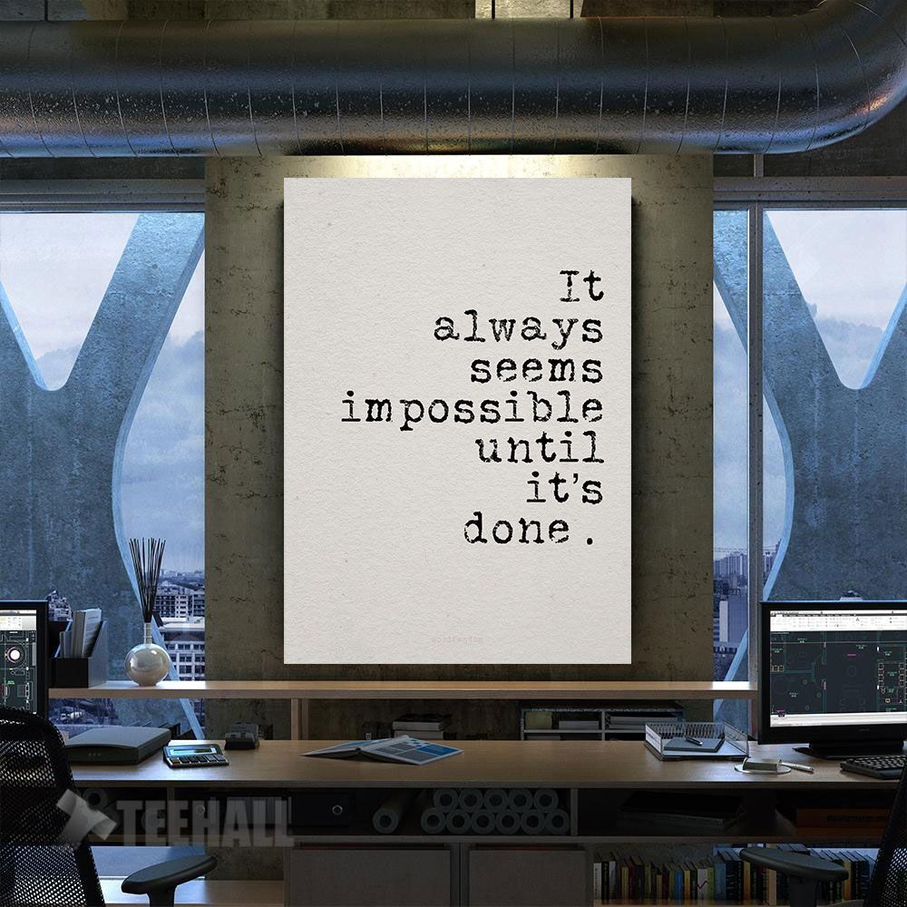 Motivational Qutoe Canvas Prints Wall Art Decor