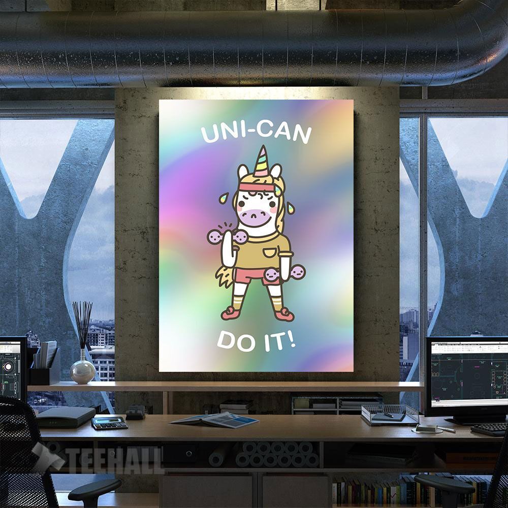 Motivational Unicorn Canvas Prints Wall Art Decor