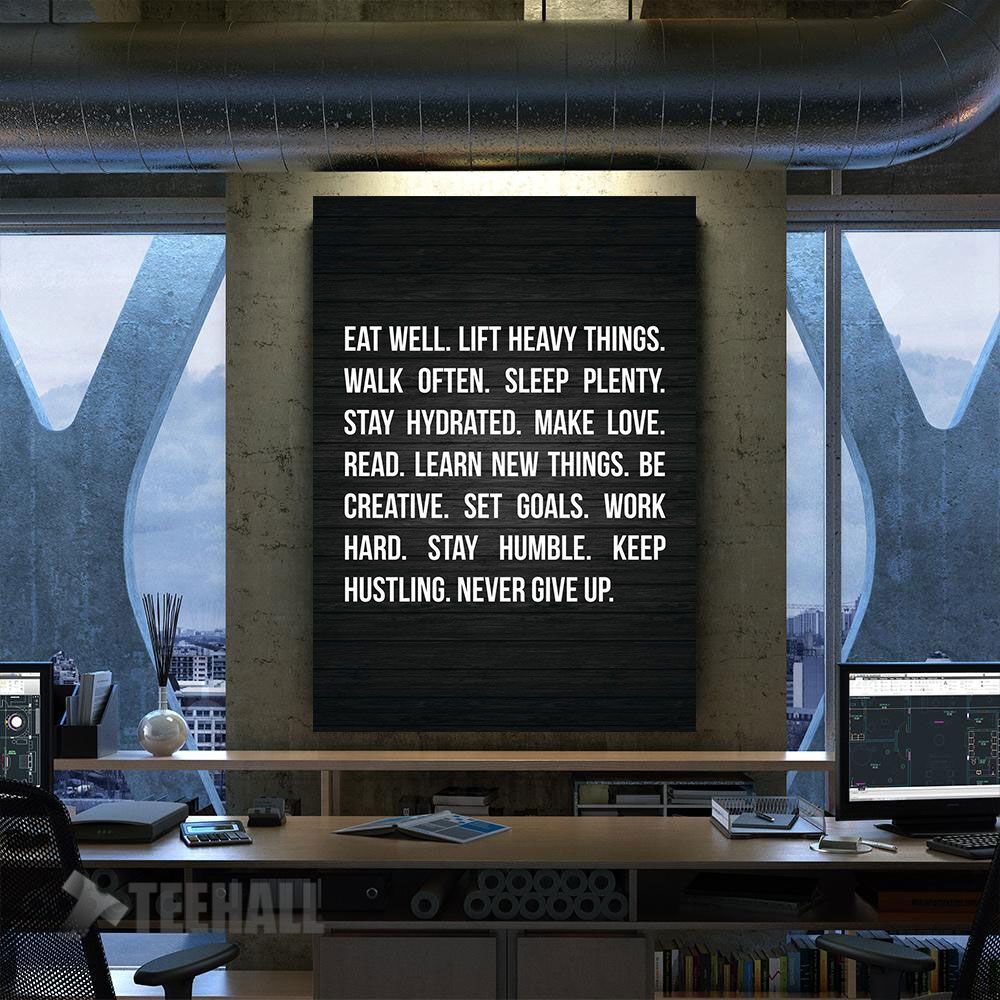 Motivational Words Canvas Prints Wall Art Decor