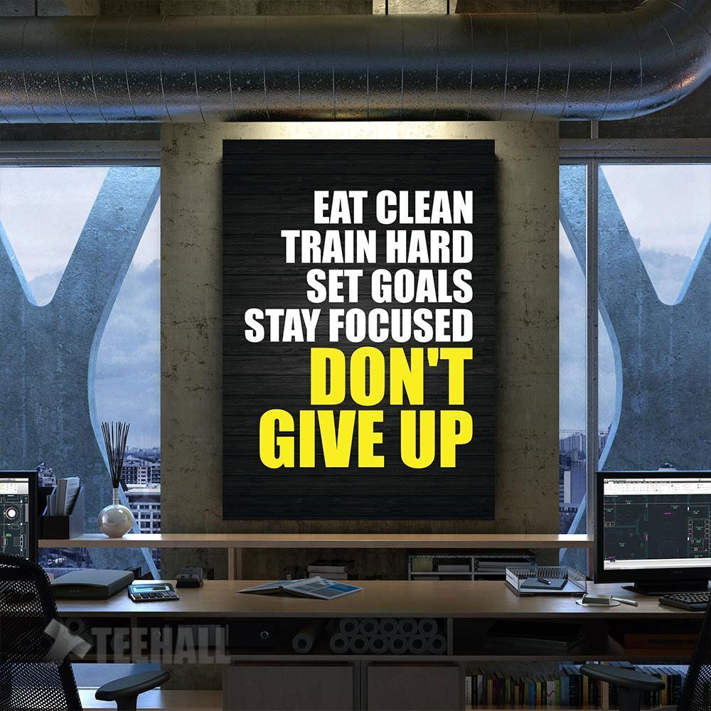 Motivational Words Canvas Prints Wall Art Decor