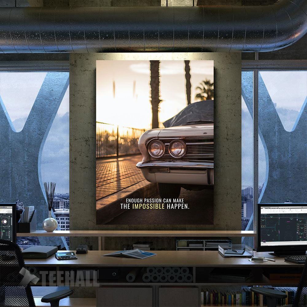Mustangs Passion Motivational Canvas Prints Wall Art Decor