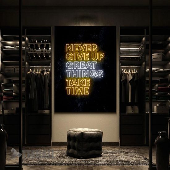 Never Give Up Motivational Canvas Prints Wall Art Decor 2 Never Give Up Motivational Canvas Prints Wall Art Decor 2 1