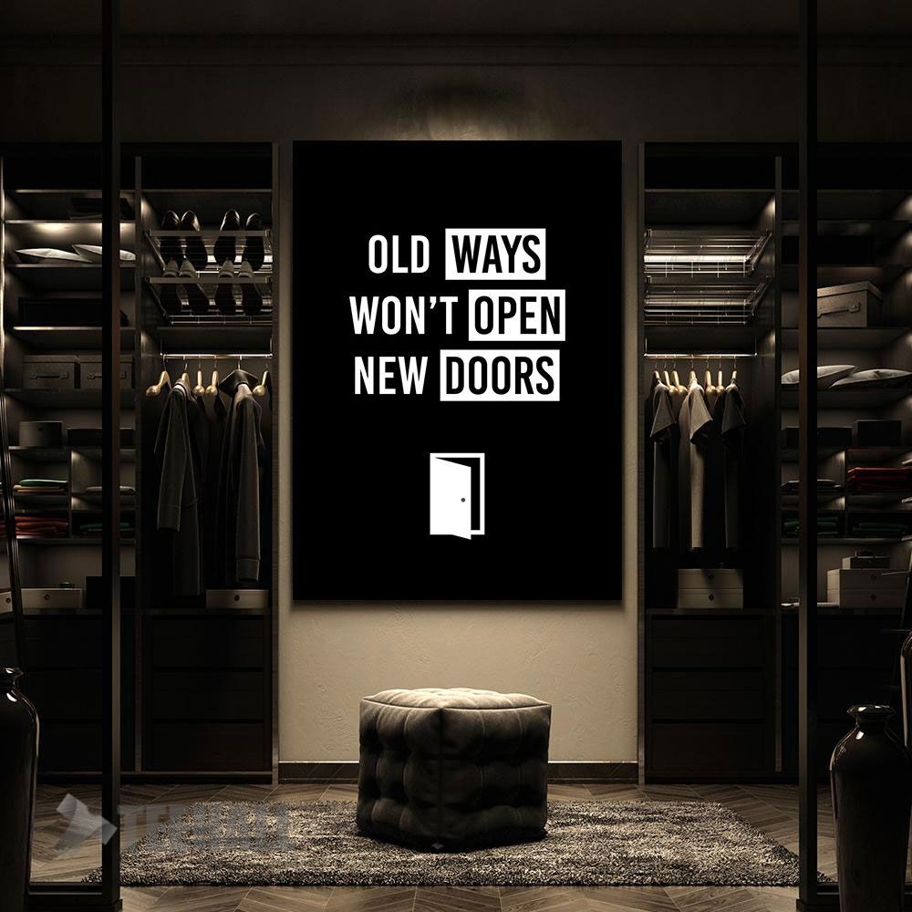 Open-New-Doors-Motivational-Canvas-Prints-Wall-Art-Decor-2 Open New Doors Motivational Canvas Prints Wall Art Decor 2