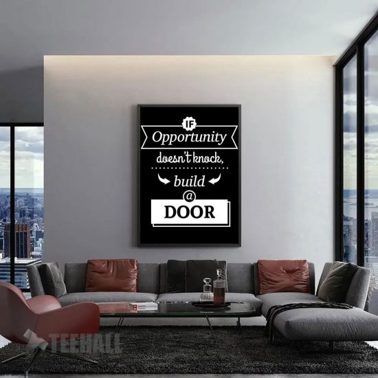 Opportunity Quote Motivational Canvas Prints Wall Art Decor 1