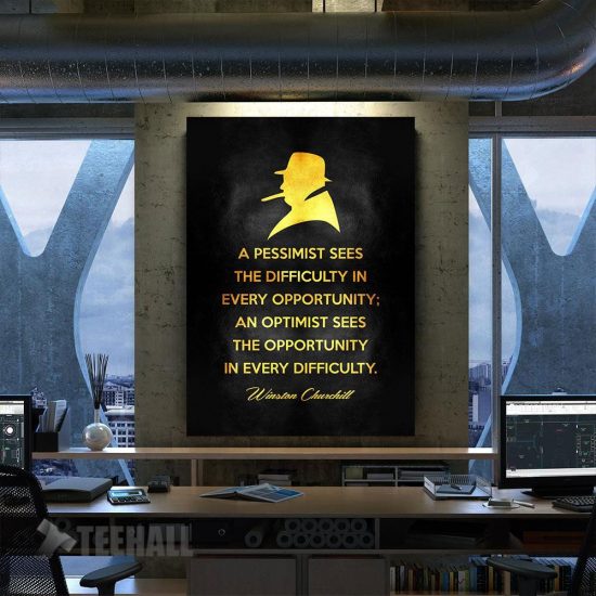 Optimism Opportunity Motivational Canvas Prints Wall Art Decor