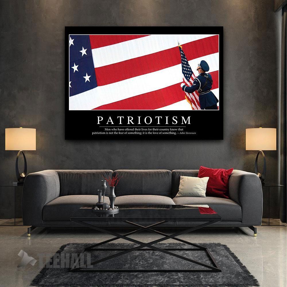 Patriotism Motivational Canvas Prints Wall Art Decor