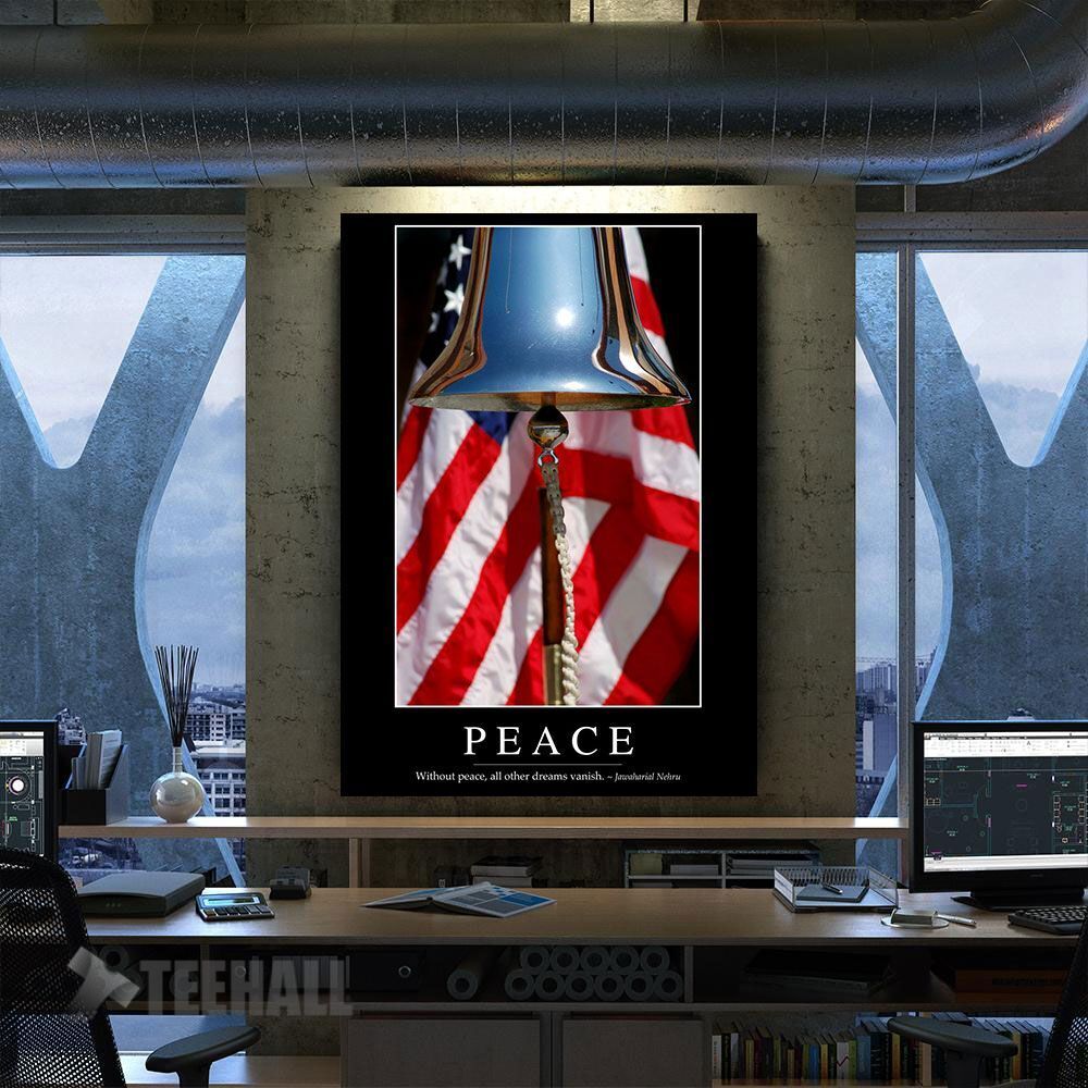 Peace Motivational Canvas Prints Wall Art Decor