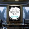 Perfect Time To Be Joyful Motivational Canvas Prints Wall Art Decor