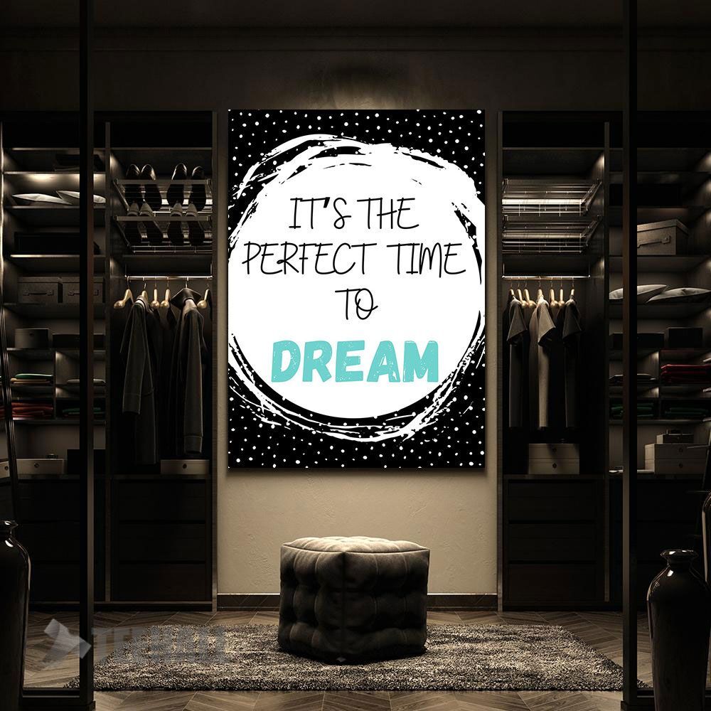 Perfect-Time-To-Dream-Motivational-Canvas-Prints-Wall-Art-Decor-2 Perfect Time To Dream Motivational Canvas Prints Wall Art Decor 2
