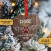 Personalized Dog Forever In Our Heart Ornament