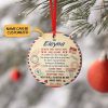 Personalized Mom To Daughter You'll Always Be My Baby Girl Round Ornament