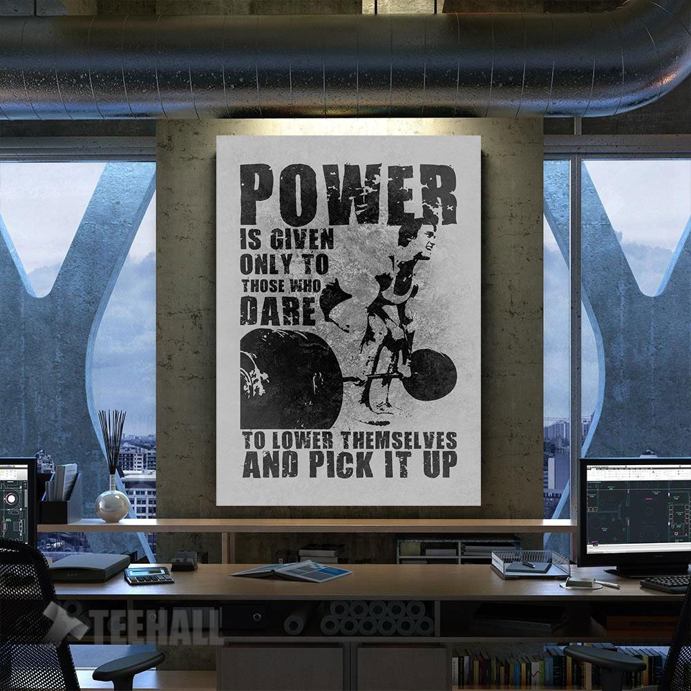 Power Motivational Canvas Prints Wall Art Decor