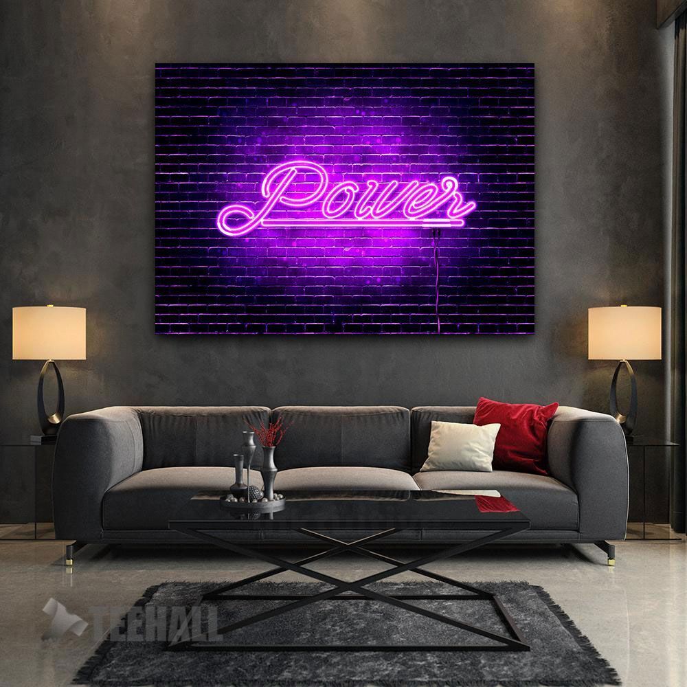 Power Motivational Canvas Prints Wall Art Decor