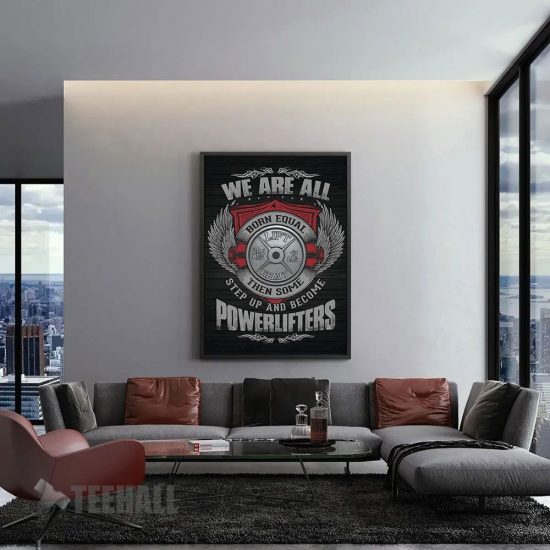 Powerlifter Motivation Canvas Prints Wall Art Decor 1
