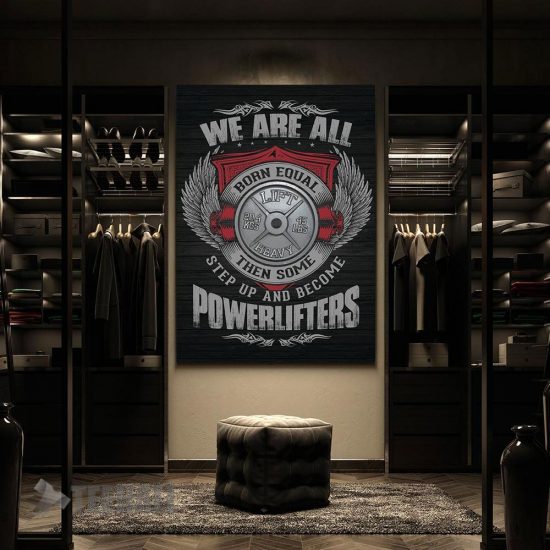 Powerlifter Motivation Canvas Prints Wall Art Decor 2