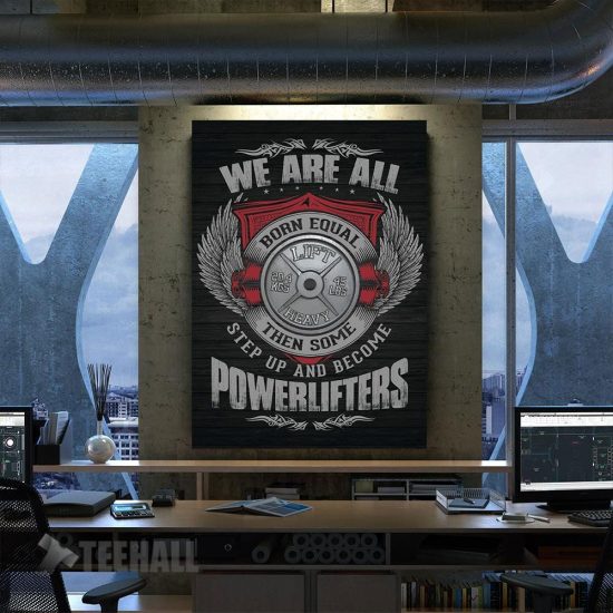 Powerlifter Motivation Canvas Prints Wall Art Decor