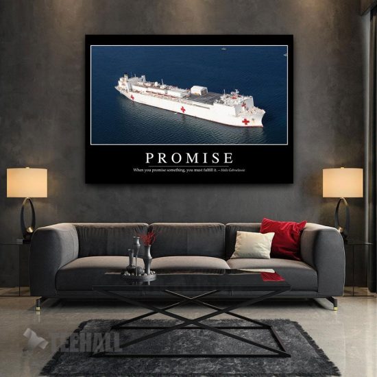 Promise Motivational Canvas Prints Wall Art Decor
