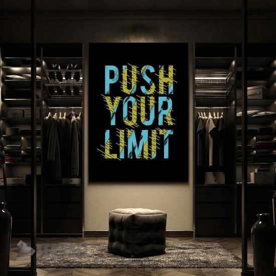 Push The Limit Motivational Canvas Prints Wall Art Decor 2