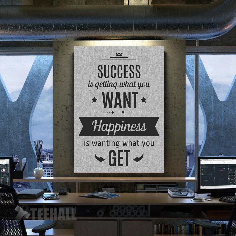 Quote Motivational Canvas Prints Wall Art Decor