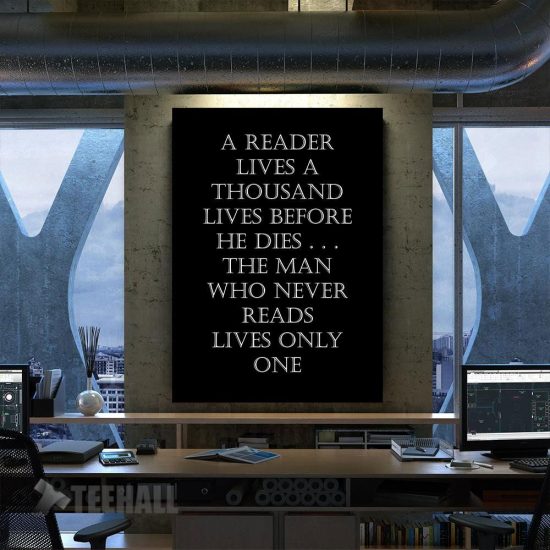 Quote On Reading Motivational Canvas Prints Wall Art Decor