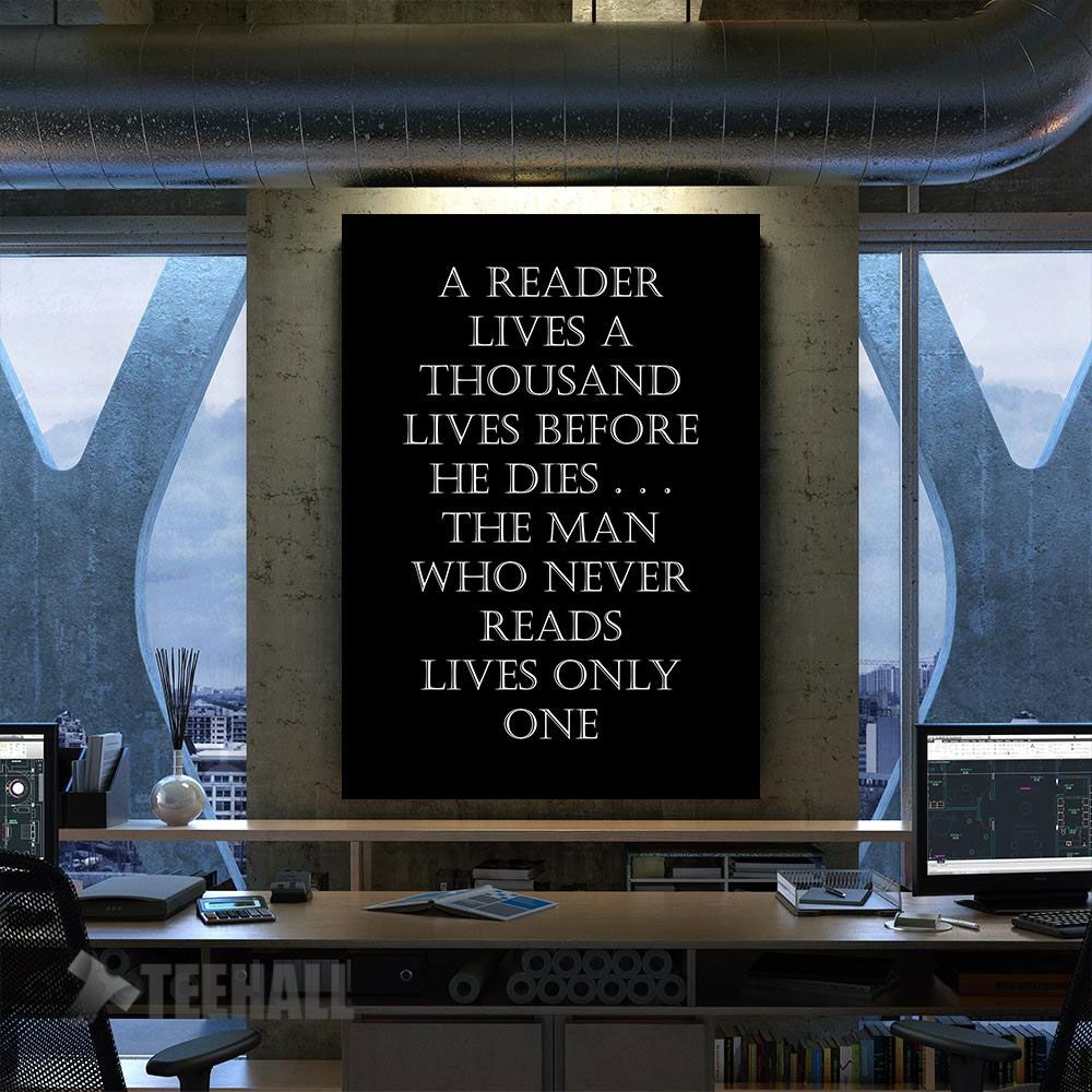 Quote-On-Reading-Motivational-Canvas-Prints-Wall-Art-Decor Quote On Reading Motivational Canvas Prints Wall Art Decor