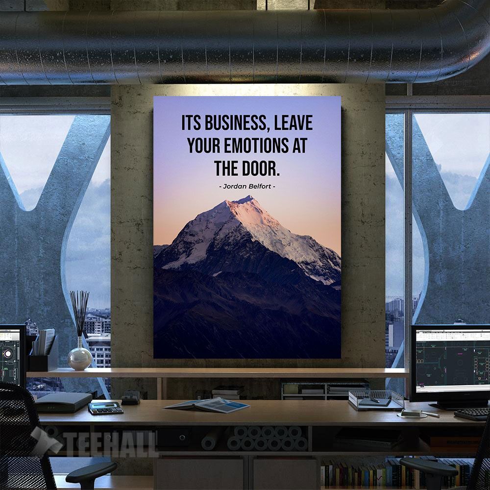Quotes Jordan Belfort Motivational Canvas Prints Wall Art Decor