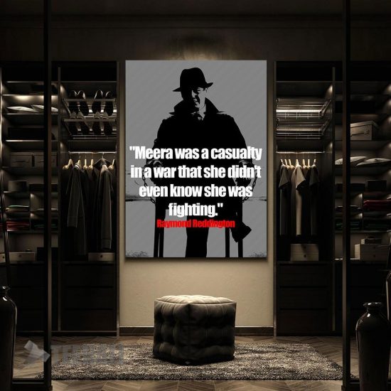 Raymond Reddington Quotes Motivational Canvas Prints Wall Art Decor 2