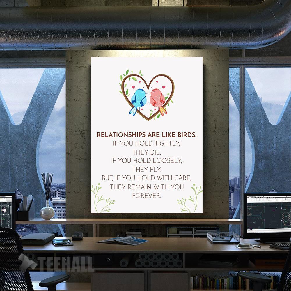 Relationships Motivational Canvas Prints Wall Art Decor