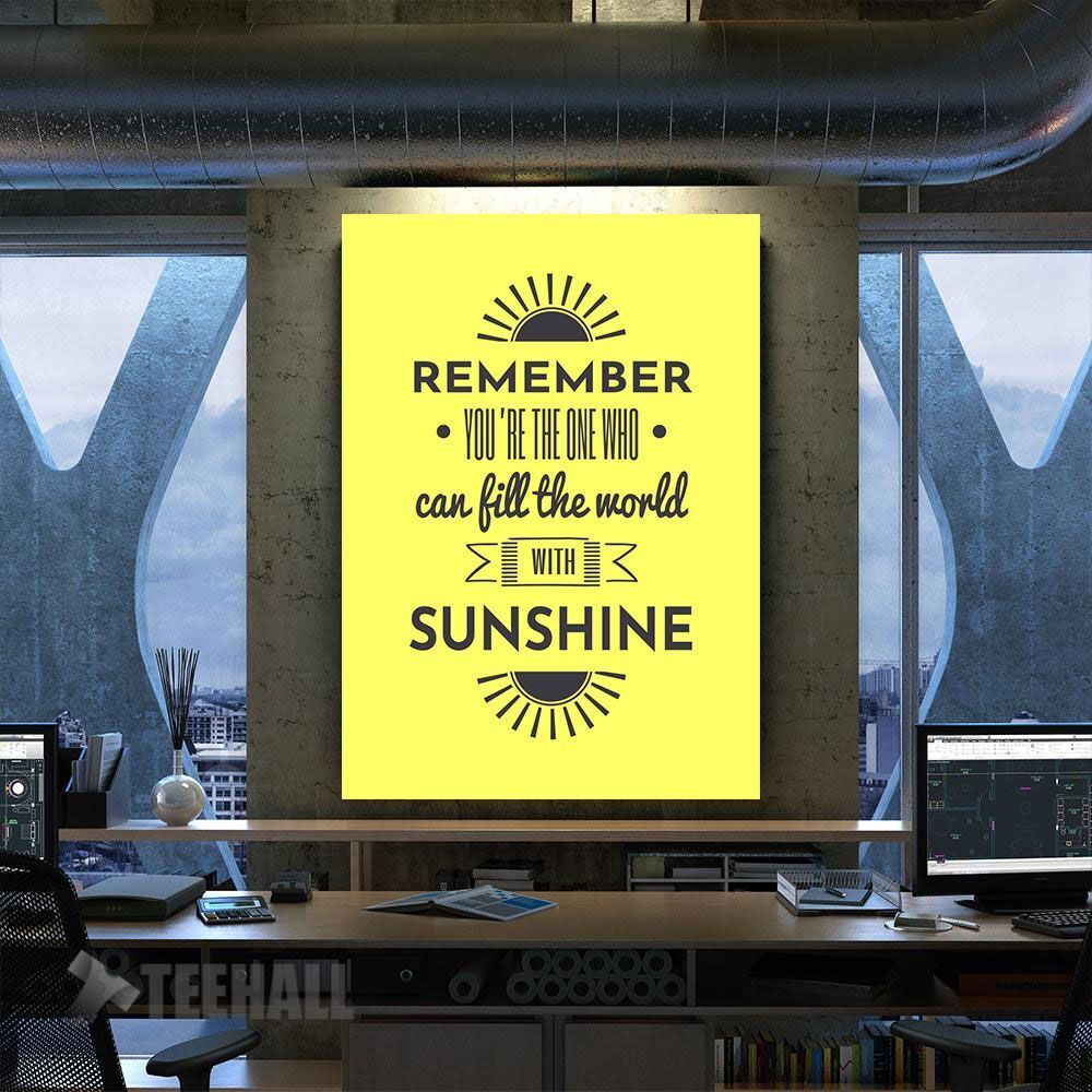 Remember You Are The Motivational Canvas Prints Wall Art Decor
