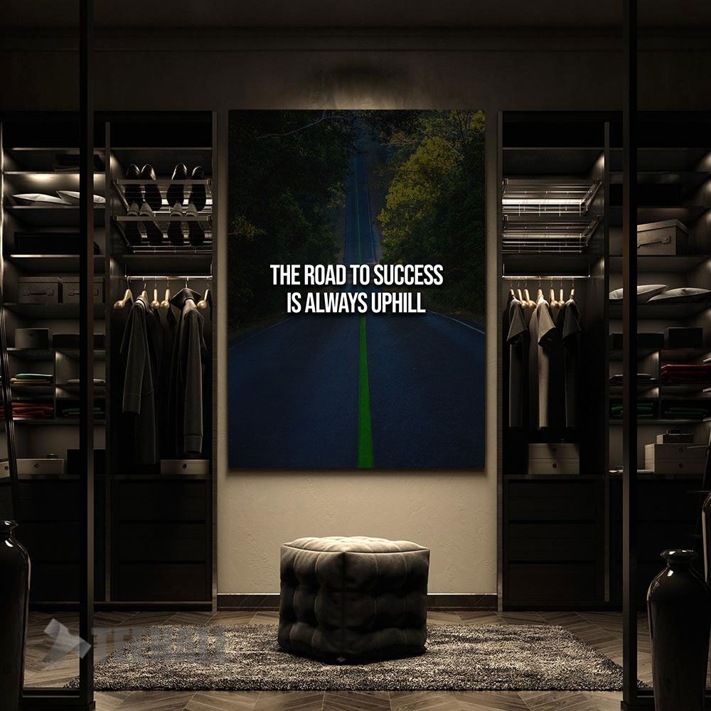 Road-To-Success-Motivational-Canvas-Prints-Wall-Art-Decor-2 Road To Success Motivational Canvas Prints Wall Art Decor 2