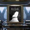Roar Like A Lion Motivational Canvas Prints Wall Art Decor
