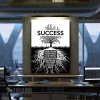 Roots Of Success Tree Motivational Canvas Prints Wall Art Decor