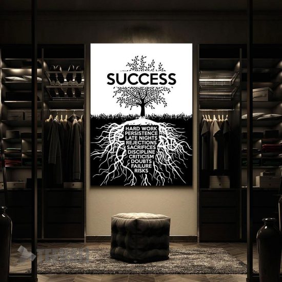 Roots Of Success Tree Motivational Canvas Prints Wall Art Decor 2 Roots Of Success Tree Motivational Canvas Prints Wall Art Decor 2