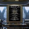 Rules Of Life Motivational Canvas Prints Wall Art Decor