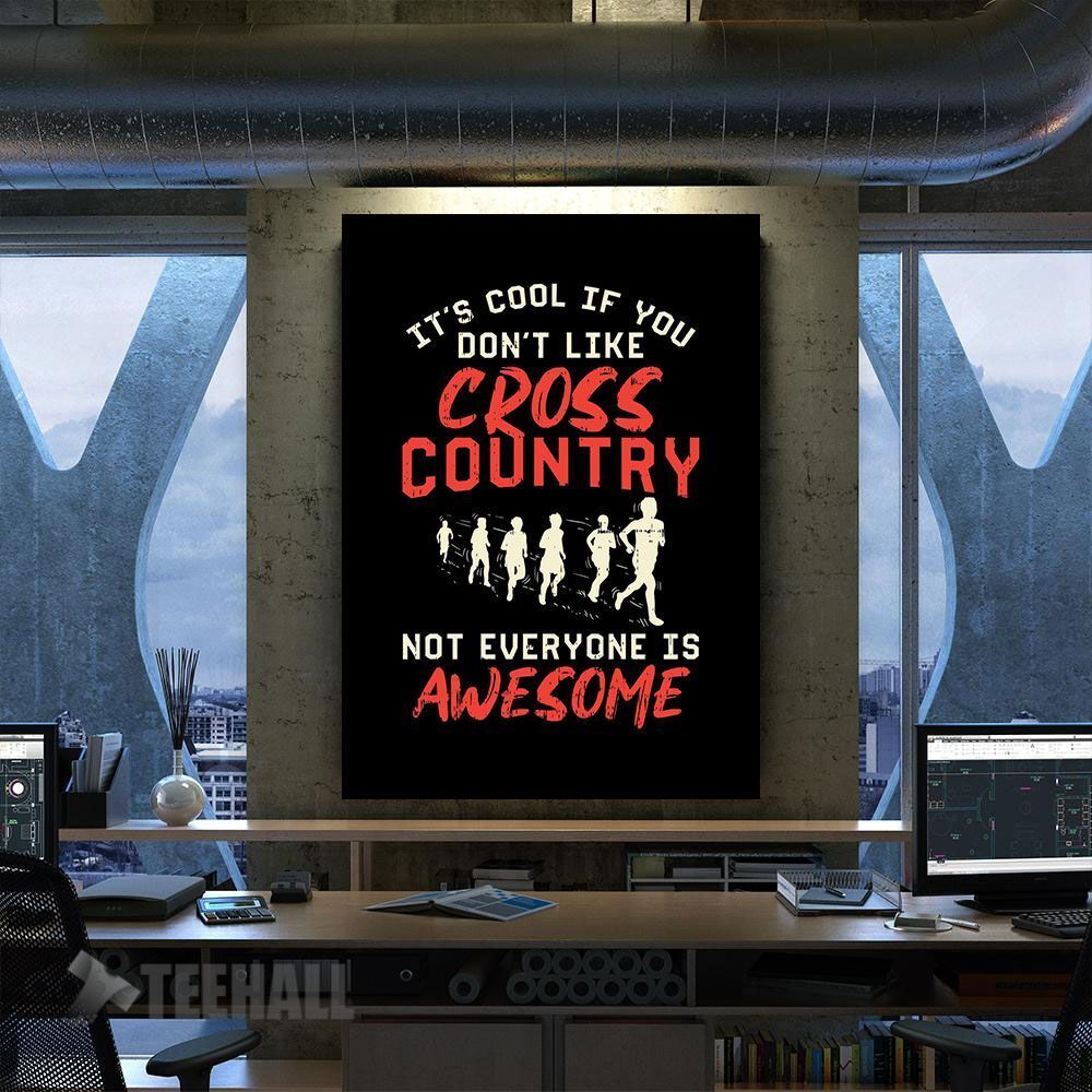 Runner Cross Country Motivational Canvas Prints Wall Art Decor