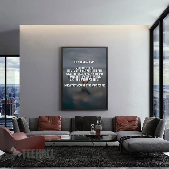 Running Motivation Canvas Prints Wall Art Decor 1