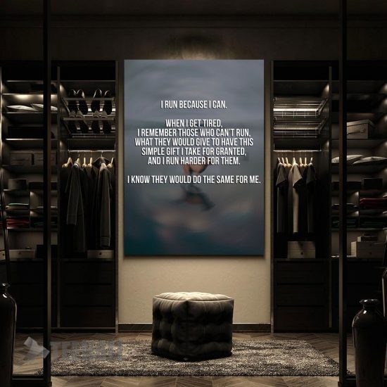 Running Motivation Canvas Prints Wall Art Decor 2