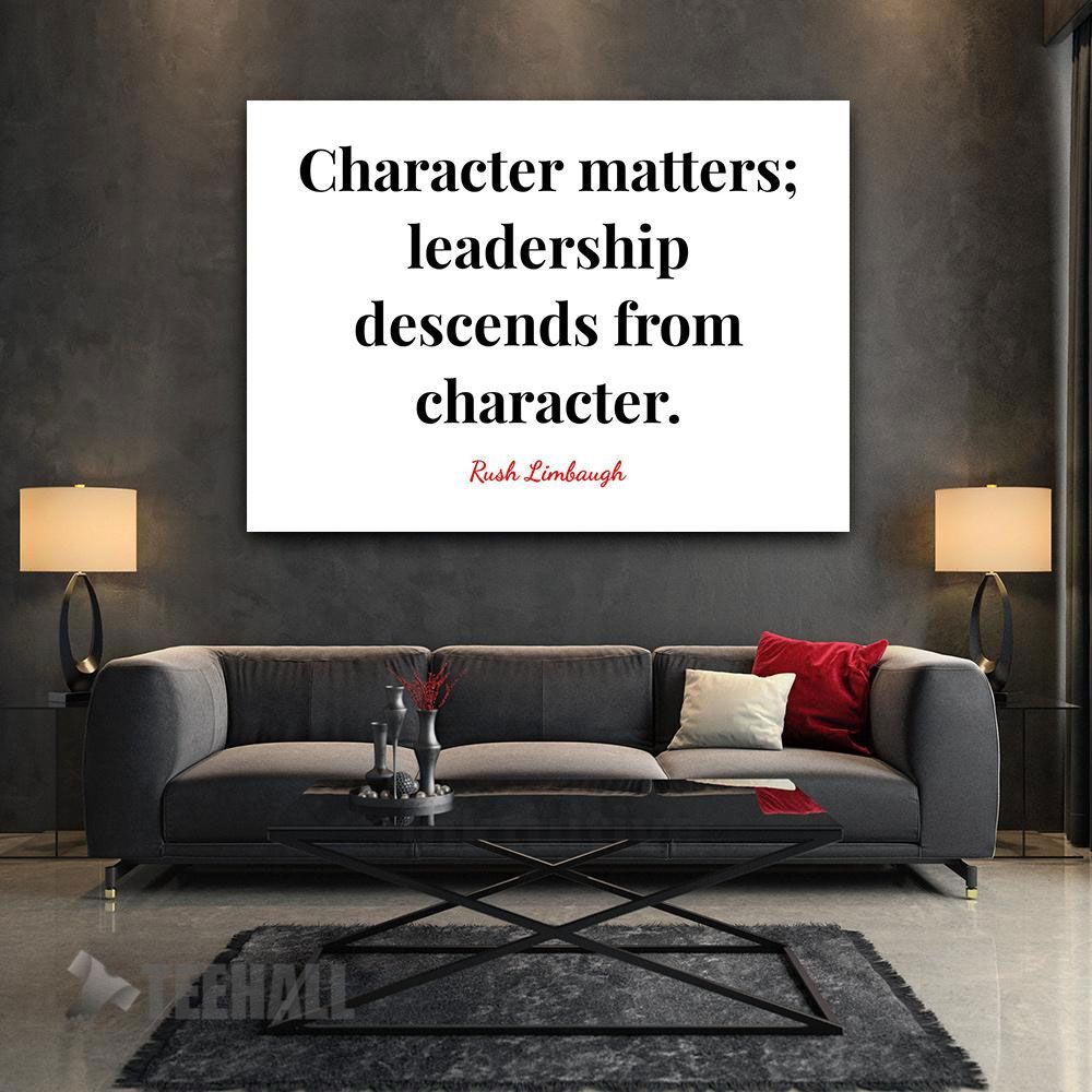 Rush Limbaugh Quote Motivational Canvas Prints Wall Art Decor