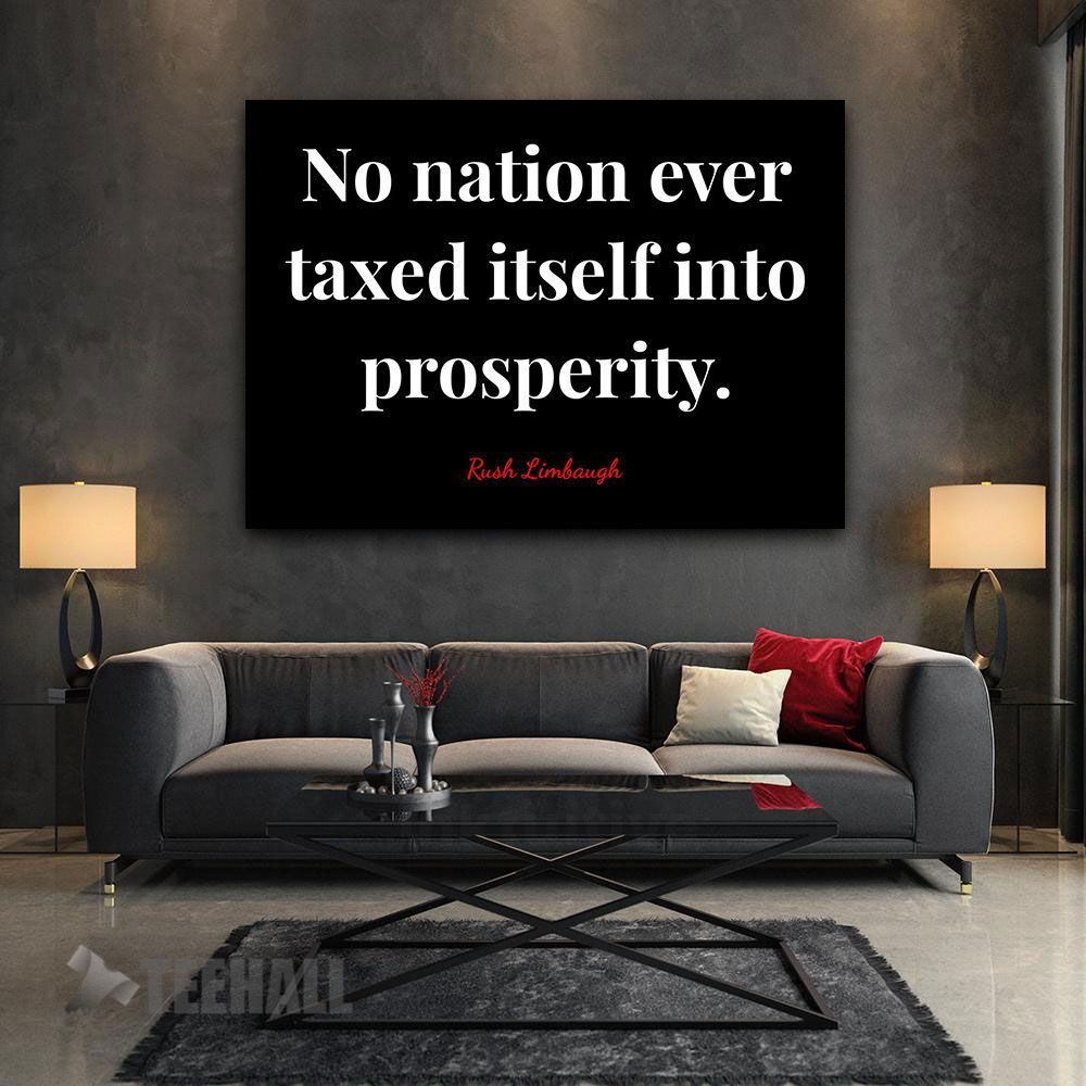 Rush Limbaugh Quote Motivational Canvas Prints Wall Art Decor
