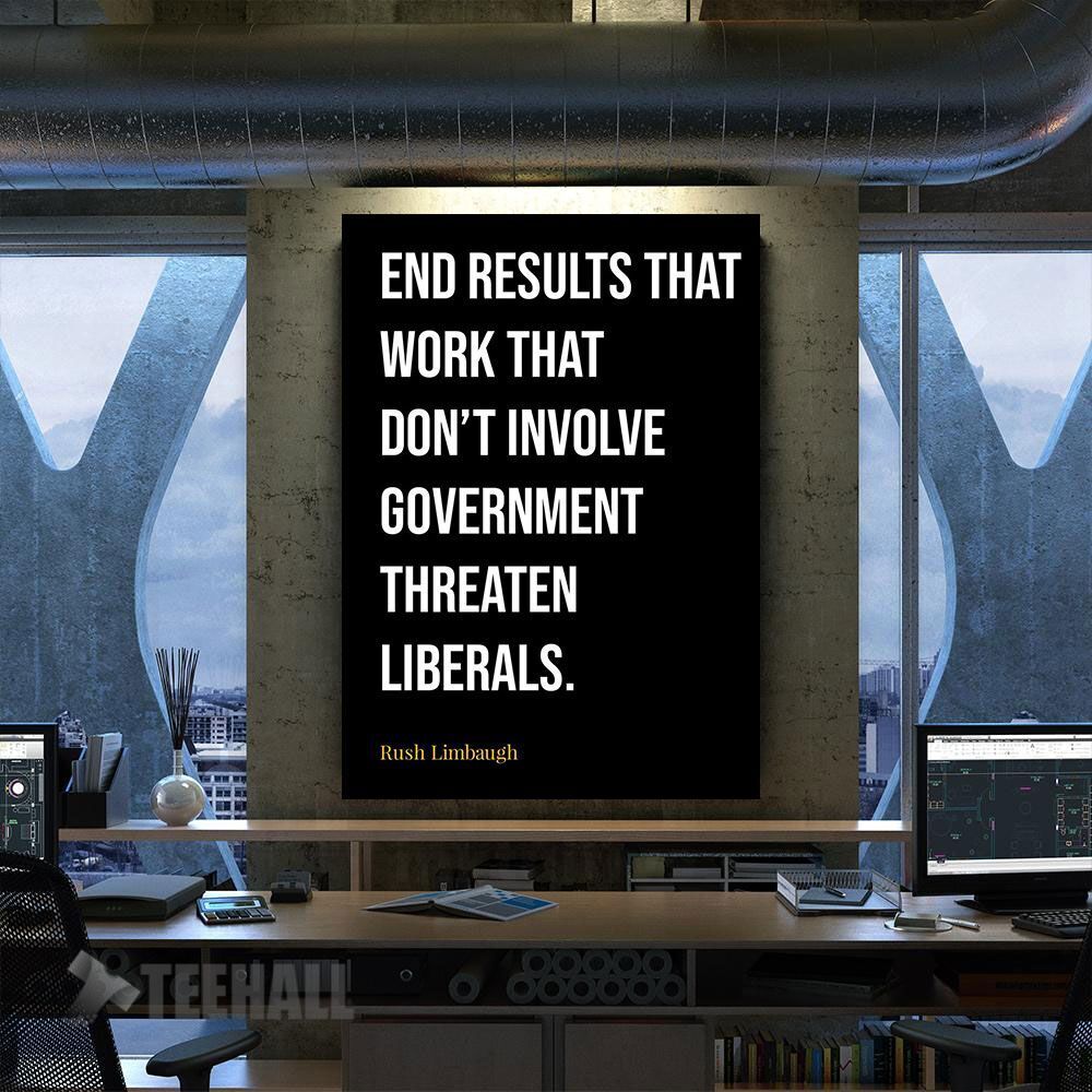 Rush Limbaugh Quotes Motivational Canvas Prints Wall Art Decor