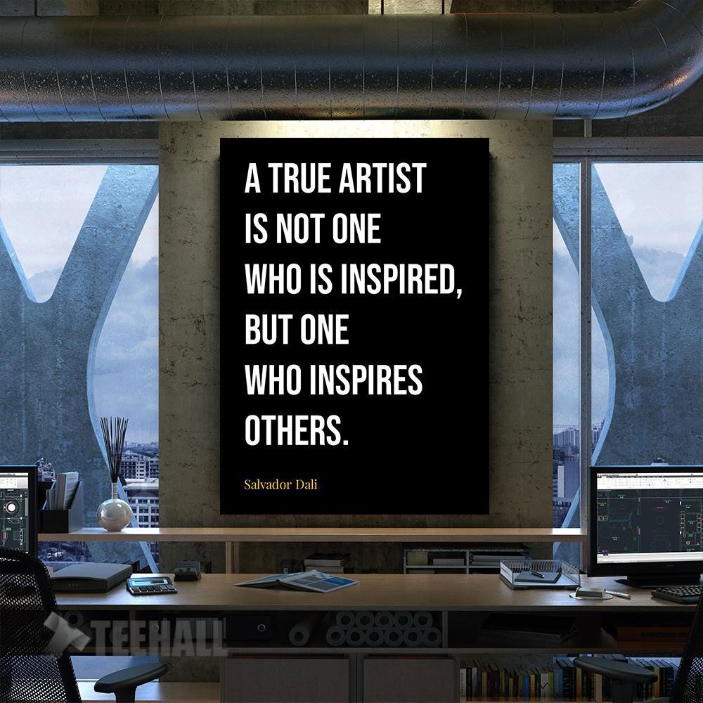 Salvador Dali Quotes Motivational Canvas Prints Wall Art Decor