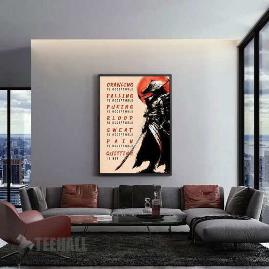 Samurai Motivational Canvas Prints Wall Art Decor 1