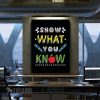 Show What You Know Teacher Motivational Canvas Prints Wall Art Decor
