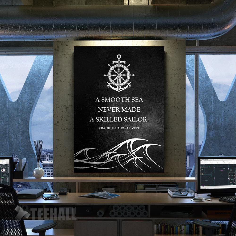 Skilled Sailor Motivational Canvas Prints Wall Art Decor