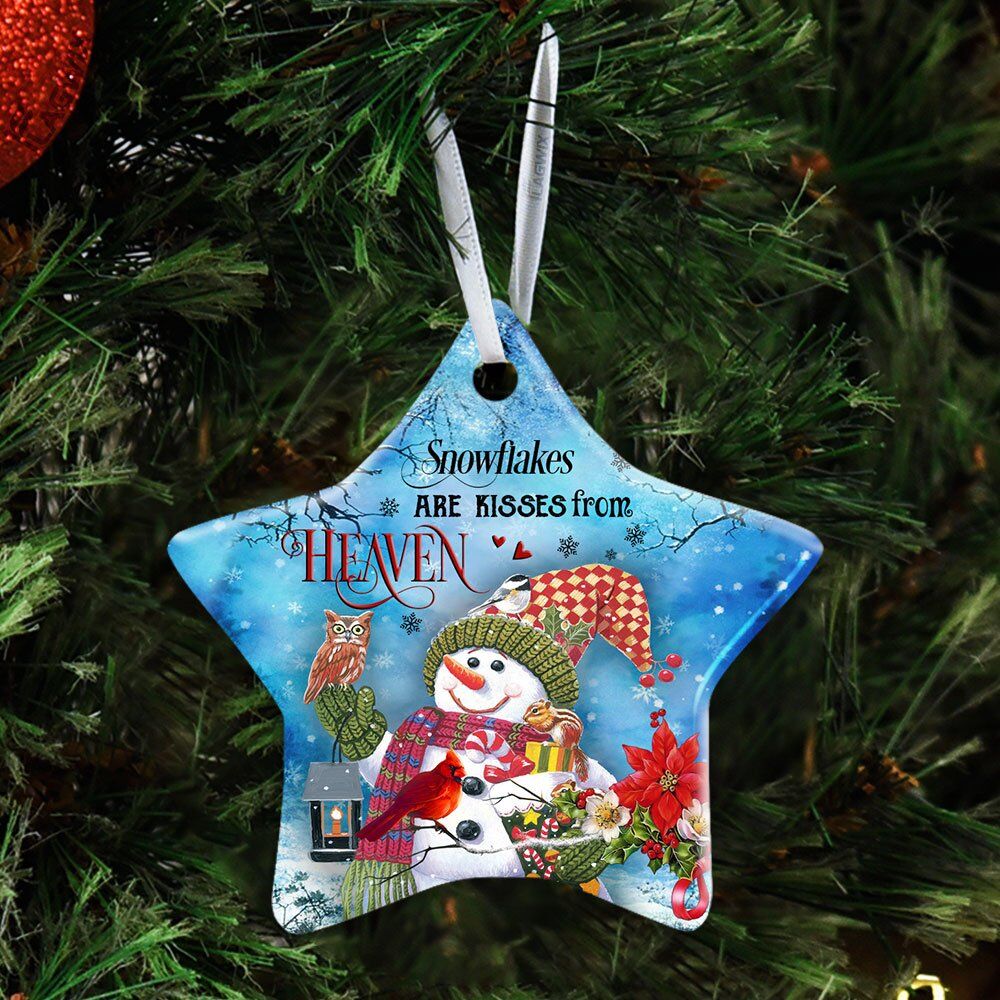 Snowflakes-Are-Kisses-From-Heaven-Ceramic-Ornament-1 Snowflakes Are Kisses From Heaven Ceramic Ornament 1