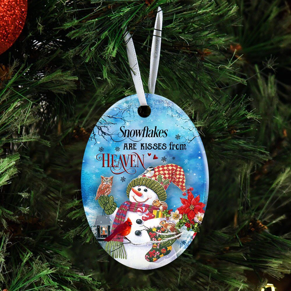 Snowflakes-Are-Kisses-From-Heaven-Ceramic-Ornament-3 Snowflakes Are Kisses From Heaven Ceramic Ornament 3