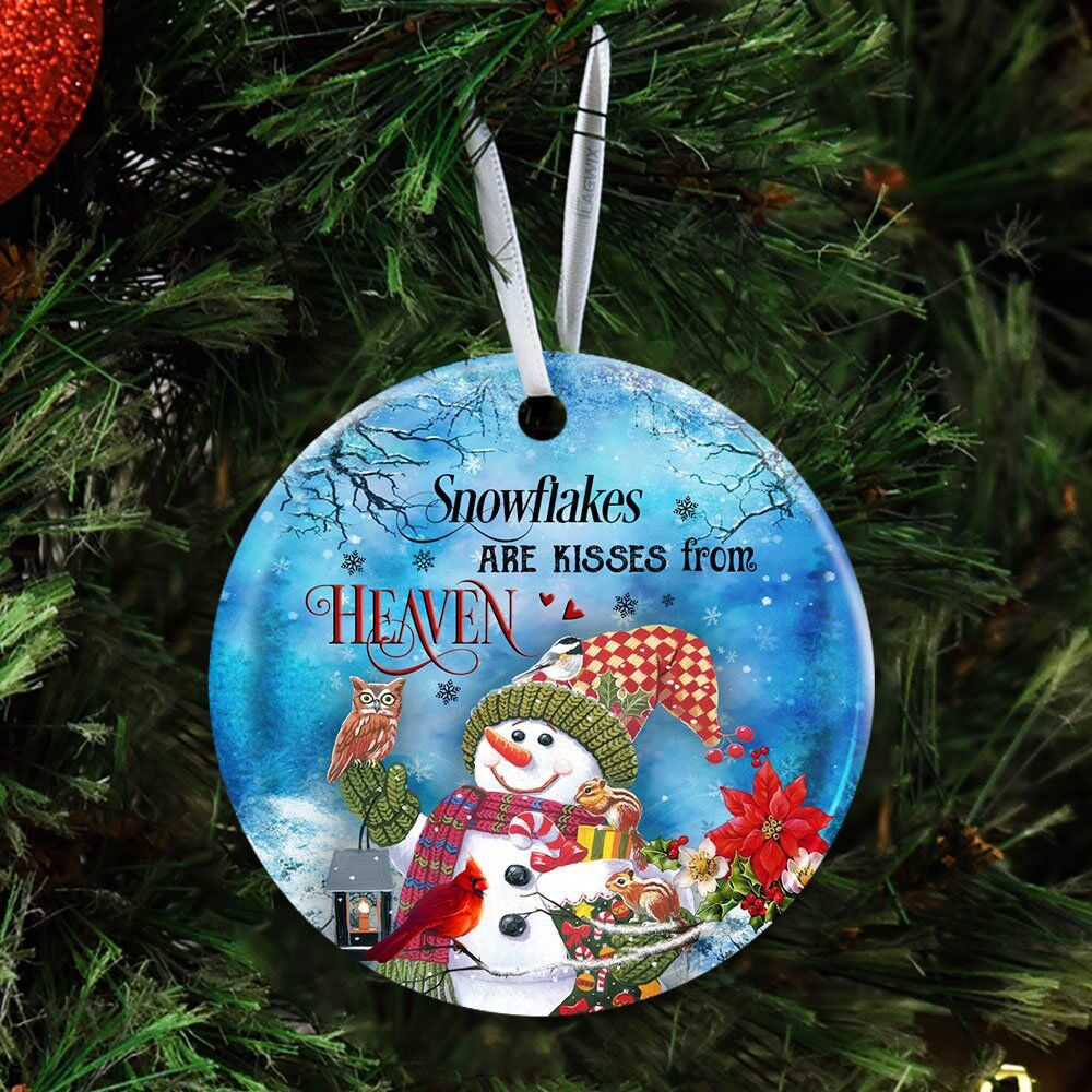 Snowflakes-Are-Kisses-From-Heaven-Ceramic-Ornament-4 Snowflakes Are Kisses From Heaven Ceramic Ornament 4