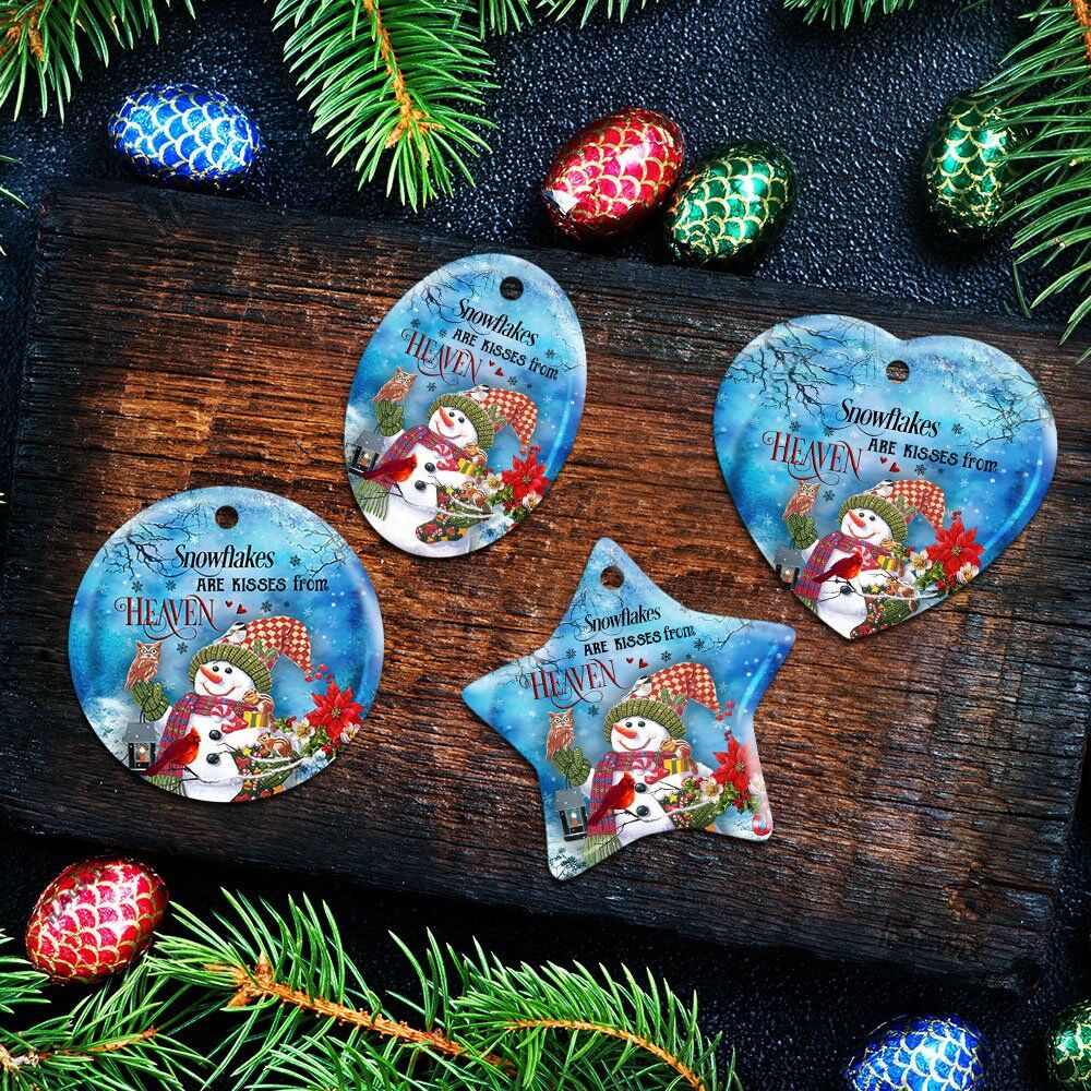 Snowflakes-Are-Kisses-From-Heaven-Ceramic-Ornament-5 Snowflakes Are Kisses From Heaven Ceramic Ornament 5